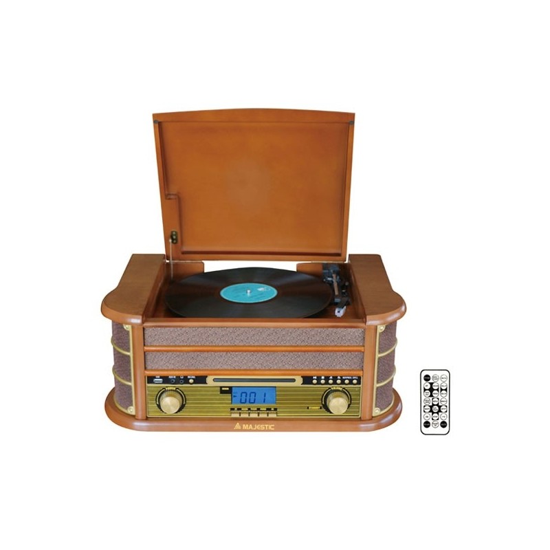 New Majestic TT-34R BT CD TP USB Wood