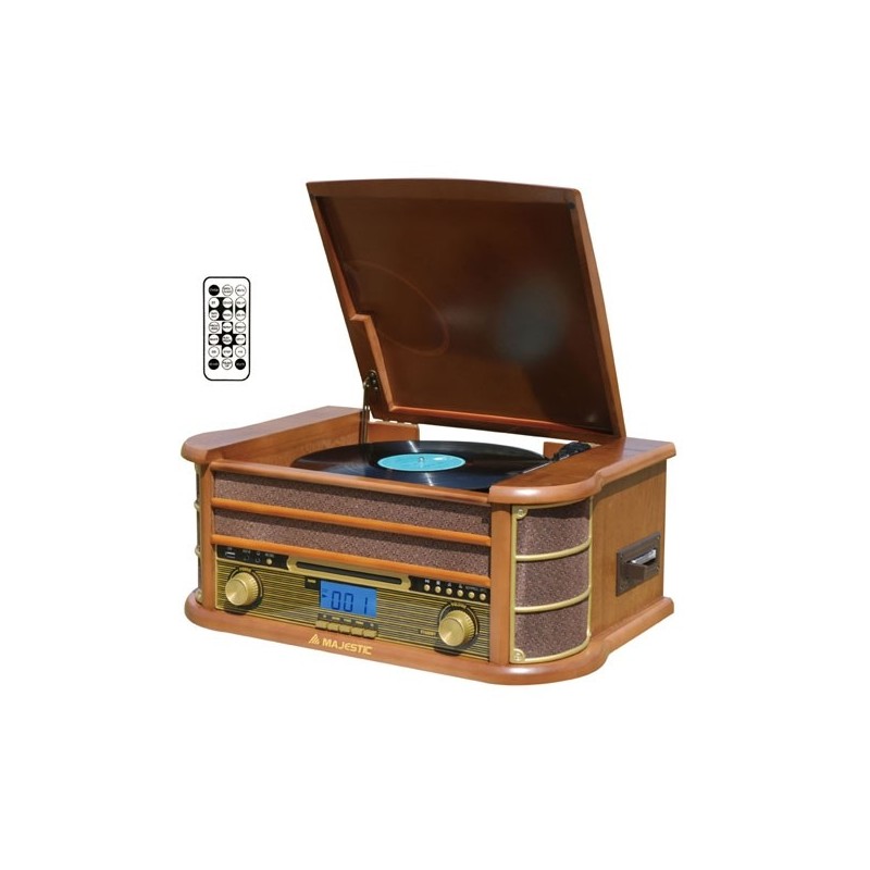 New Majestic TT-34R BT CD TP USB Holz