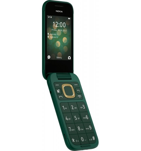 Nokia 2660 Flip 4G 7.11 cm (2.8") 123 g Green Entry-level phone