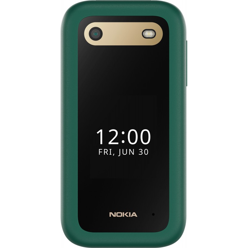 Nokia 2660 Flip 4G 7,11 cm (2.8") 123 g Vert Téléphone d'entrée de gamme