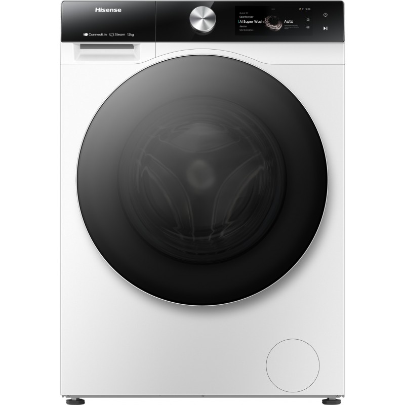 Hisense WF7S1247BW machine à laver Charge avant 12 kg 1400 tr min Blanc