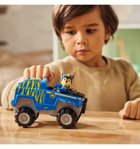 PAW Patrol Jungle Pups, Tiger Vehicle de Chase, vehículo de juguete con figura de acción coleccionable, juguetes para niños y