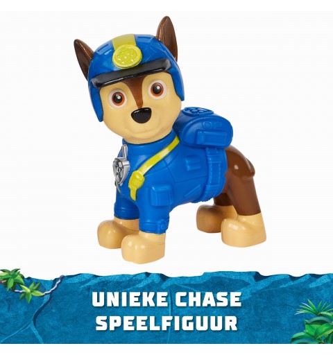 PAW Patrol Jungle Pups, Tiger Vehicle de Chase, vehículo de juguete con figura de acción coleccionable, juguetes para niños y