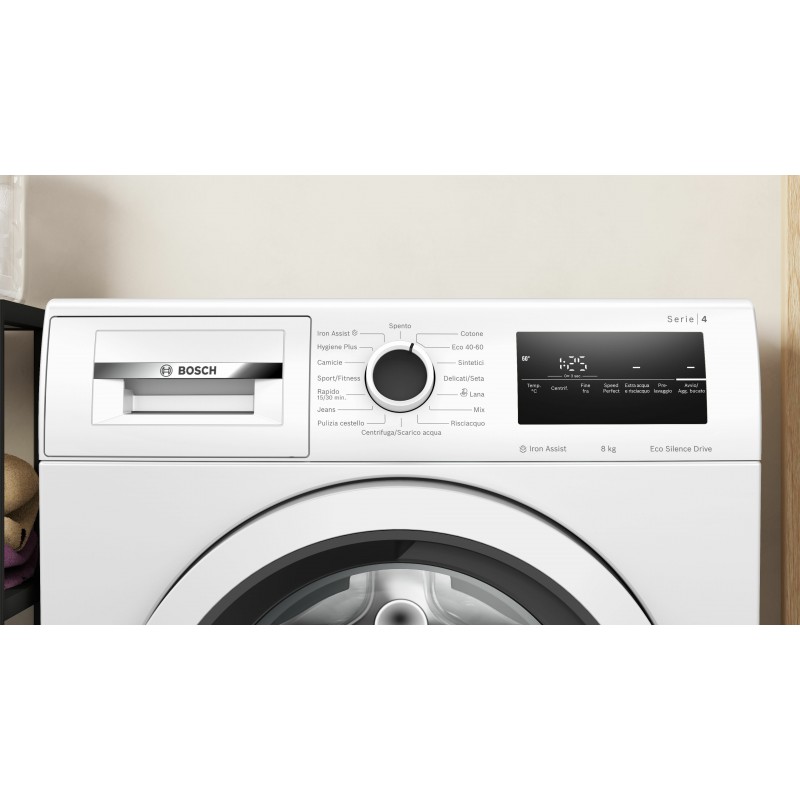 Bosch Serie 4 WAN28208II washing machine Front-load 8 kg 1400 RPM White