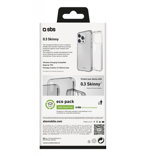 SBS TESKINIP1661T funda para teléfono móvil 15,5 cm (6.1") Transparente