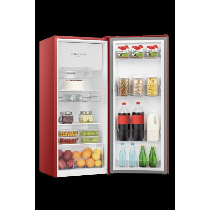 Hisense FRIGO Kühlschrank mit Gefrierfach Freistehend 165 l F Rot