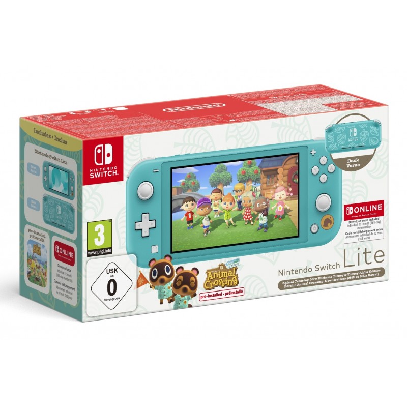 Nintendo Switch Lite ed. speciale ACNH+NSO 12m