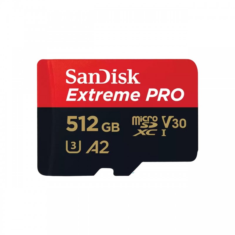 SanDisk Extreme PRO 512 GB MicroSDXC UHS-I Klasse 10