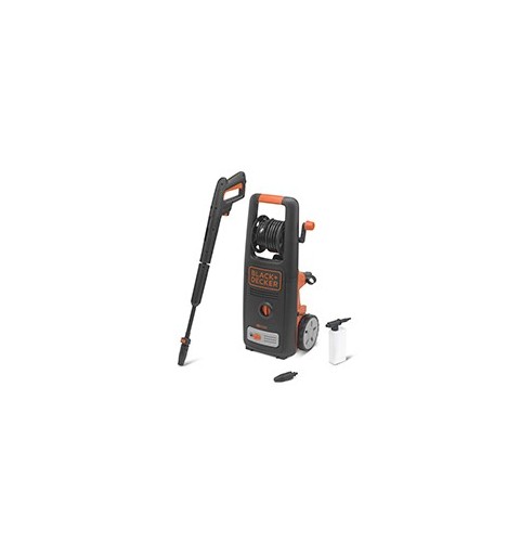 Black & Decker BXPW 1800 E Limpiadora de alta presión o Hidrolimpiadora Vertical Eléctrico 440 l h 1800 W Negro, Naranja