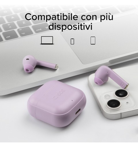 SBS Beat Free Auricolare True Wireless Stereo (TWS) In-ear Chiamate Musica Sport Tutti i giorni Bluetooth Viola