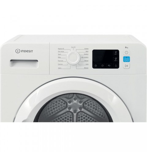 Indesit YT M11 82 X IT R Wäschetrockner Freistehend Frontlader 8 kg A++ Weiß