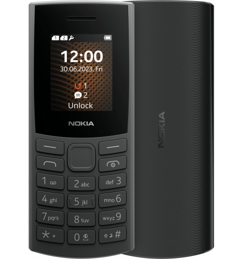 Nokia 105 4G (2023) 4,57 cm (1.8") 93 g Anthrazit Funktionstelefon