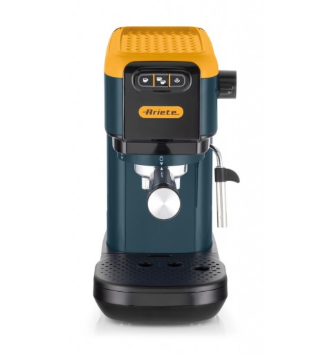 Ariete 1399 Macchina da caffè espresso Mango Yellow, Per polvere e cialde ESE, 1300 W, Capacità 1,1L, 15 bar di pressione,