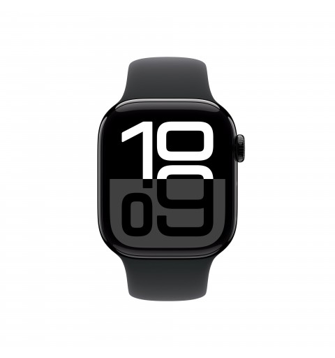 Apple Watch Series 10 OLED 42 mm Numérique 374 x 446 pixels Écran tactile Noir Wifi GPS (satellite)