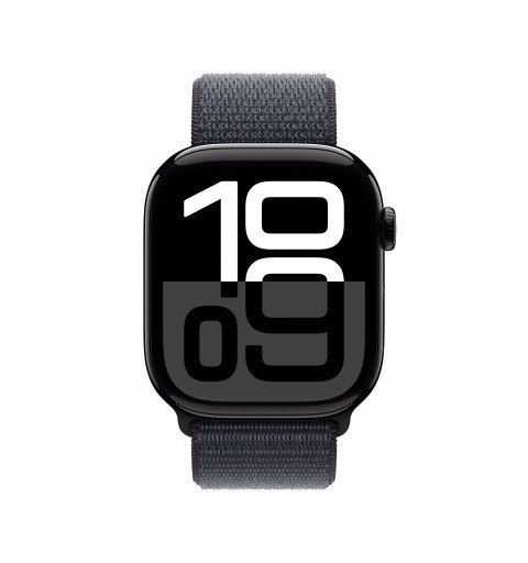 Apple Watch Series 10 GPS 46mm Jet Black Aluminium Case with Ink Sport Loop