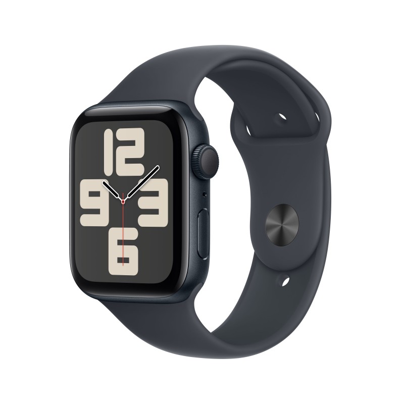 Apple Watch SE GPS 44mm Cassa Alluminio Mezzanotte con Mezzanotte Sport Band - M L