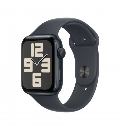 Apple Watch SE GPS 44mm Cassa Alluminio Mezzanotte con Mezzanotte Sport Band - M L