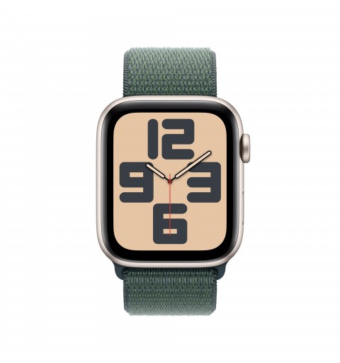 Apple Watch SE GPS 44mm Cassa Alluminio Galassia con Verde Lago Sport Loop