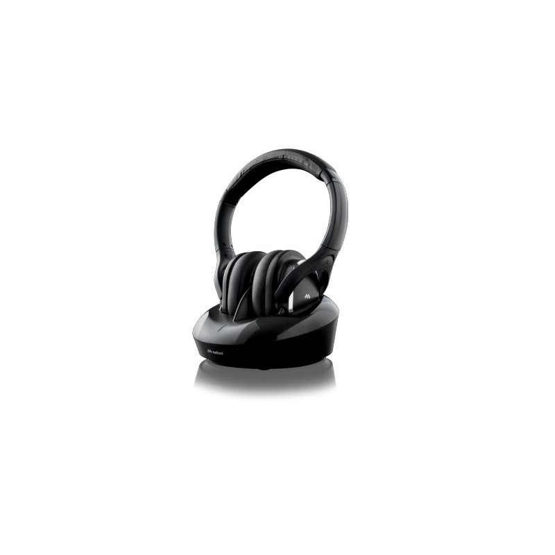 Meliconi HP DIGITAL PLUS Casque Avec fil &sans fil Arceau TV Socle de chargement Noir