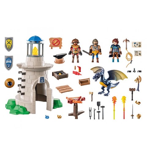 Playmobil Novelmore Ritterturm mit Schmied und Drache