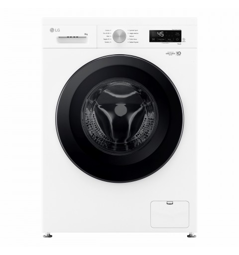 LG F4NX1008NWK lavadora Carga frontal 8 kg 1400 RPM Blanco