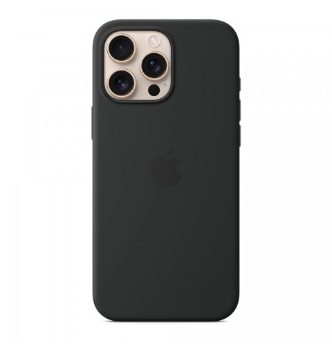 Apple iPhone 16 Pro Max Silikon Case mit MagSafe – Schwarz