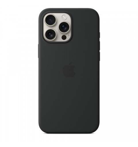 Apple Coque en silicone avec MagSafe pour iPhone 16 Pro Max - Noir