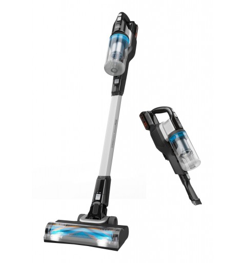 Black & Decker BHFEB520D1 aspirapolvere senza filo Nero, Trasparente, Bianco Senza sacchetto