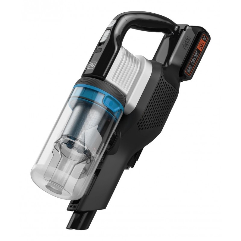 Black & Decker BHFEB520D1 handheld vacuum Black, Transparent, White Bagless