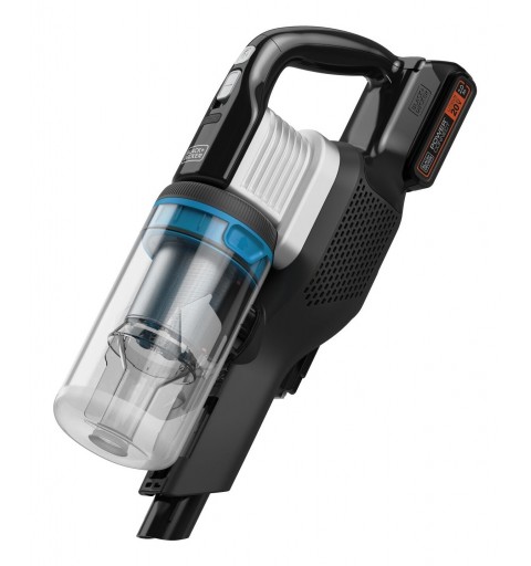 Black & Decker BHFEB520D1 handheld vacuum Black, Transparent, White Bagless