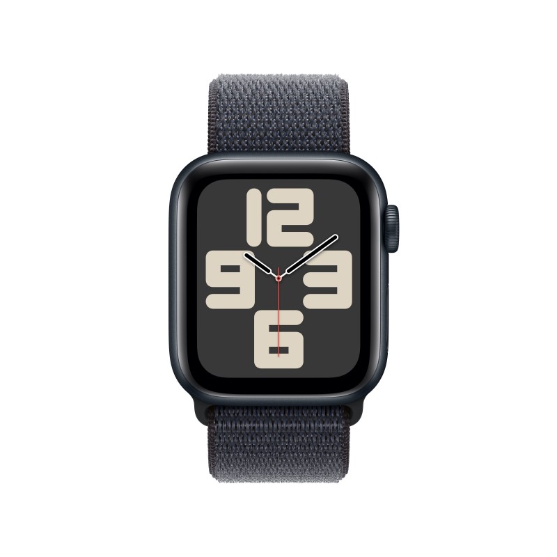 Apple Watch SE GPS 40mm Cassa Alluminio Mezzanotte con Inchiostro Sport Loop