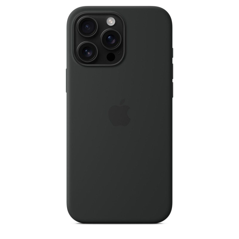 Apple iPhone 16 Pro Max Silikon Case mit MagSafe – Schwarz