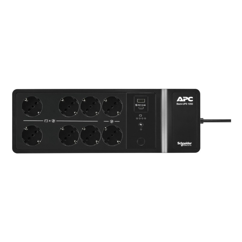 APC BE1050G2-IT Unterbrechungsfreie Stromversorgung (USV) Standby (Offline) 1,05 kVA 600 W 8 AC-Ausgänge