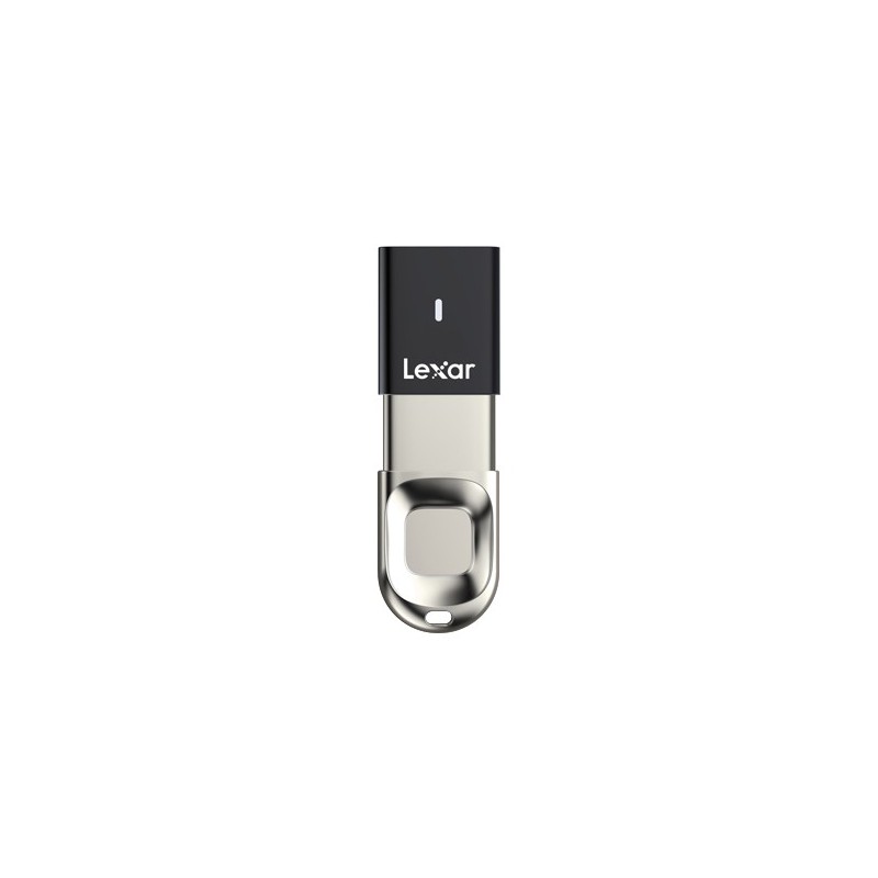 Lexar JumpDrive F35 lecteur USB flash 32 Go USB Type-A 3.2 Gen 1 (3.1 Gen 1) Noir, Acier inoxydable