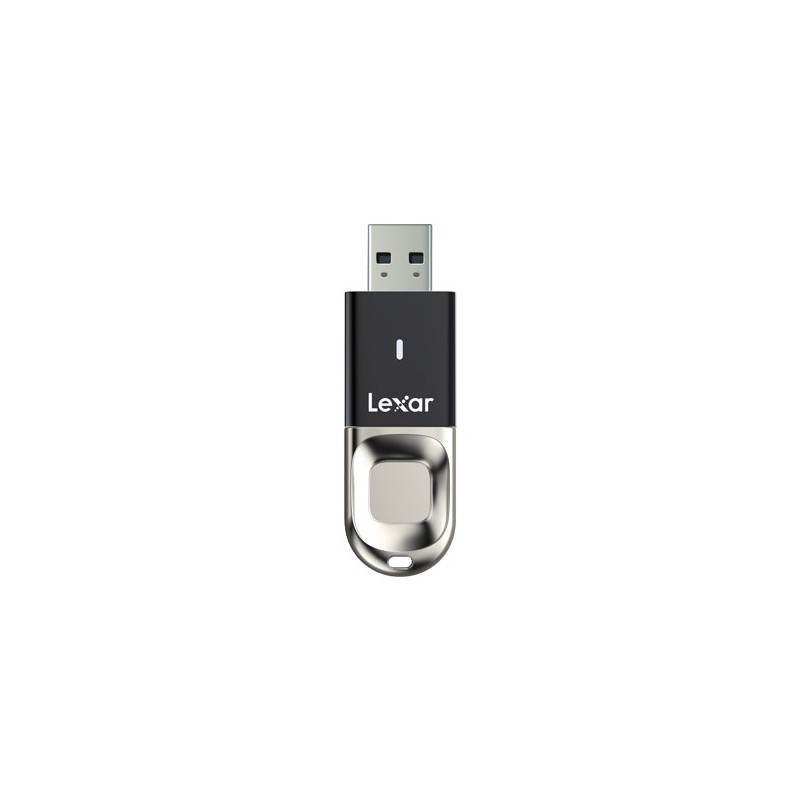 Lexar JumpDrive F35 lecteur USB flash 32 Go USB Type-A 3.2 Gen 1 (3.1 Gen 1) Noir, Acier inoxydable