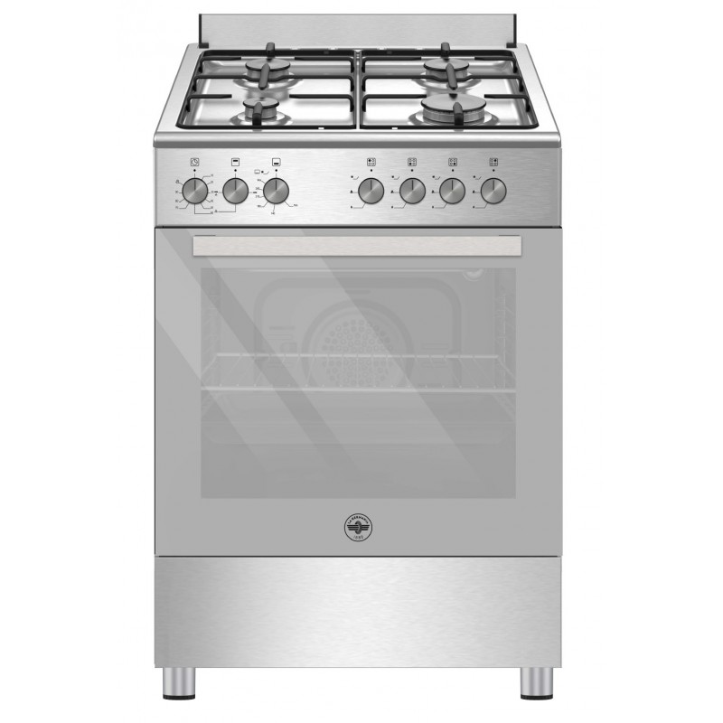 Bertazzoni La Germania SE664GX 24 Cocina independiente Gas Encimera de gas Acero inoxidable A