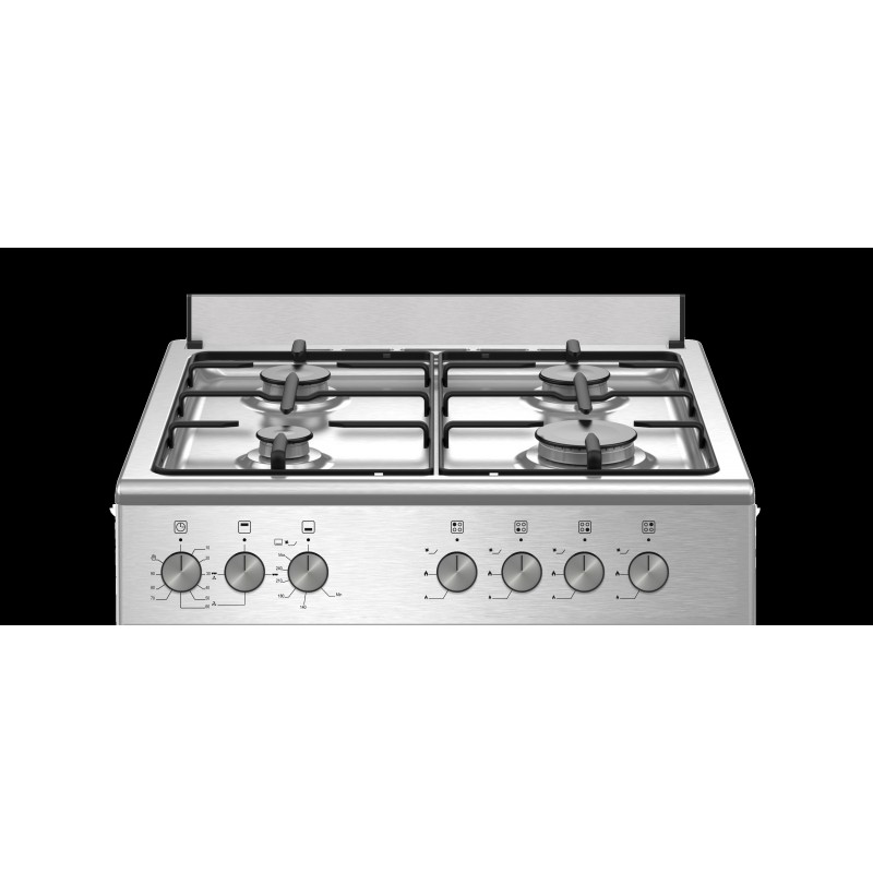 Bertazzoni La Germania SE664GX 24 Cocina independiente Gas Encimera de gas Acero inoxidable A