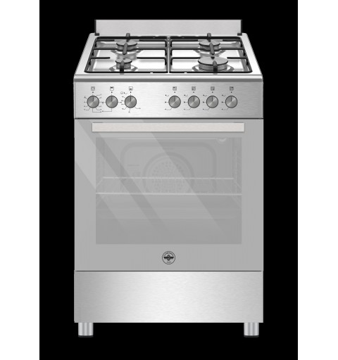 Bertazzoni La Germania SE664GX 24 Cocina independiente Gas Encimera de gas Acero inoxidable A