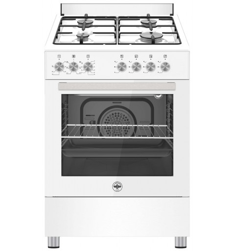 Bertazzoni La Germania SE664EB 24 Cuisinière Electrique Gaz Blanc A