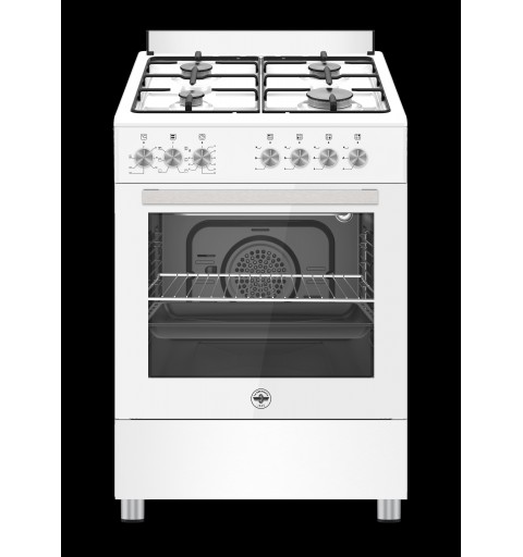 Bertazzoni La Germania SE664EB 24 Cuisinière Electrique Gaz Blanc A