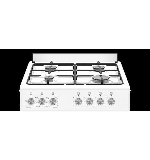 Bertazzoni La Germania SE664EB 24 Cuisinière Electrique Gaz Blanc A