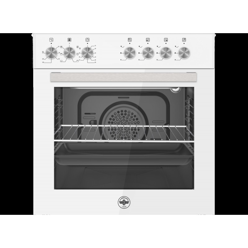 Bertazzoni La Germania SE664EB 24 Cuisinière Electrique Gaz Blanc A