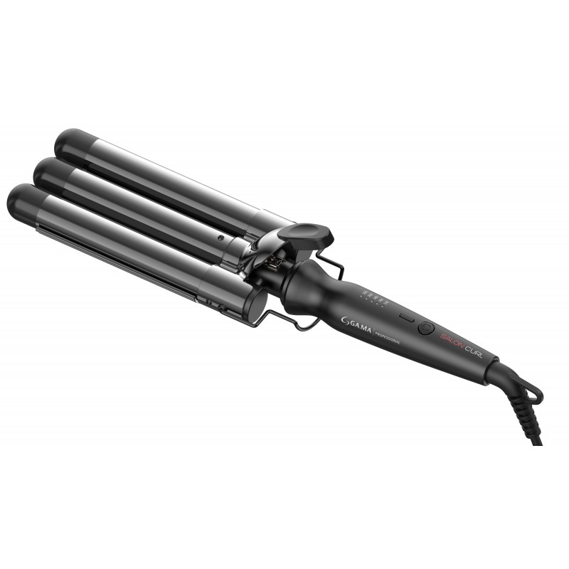 GA.MA Triferro Salon Curl Curling wand Warm Black 95 W 3 m