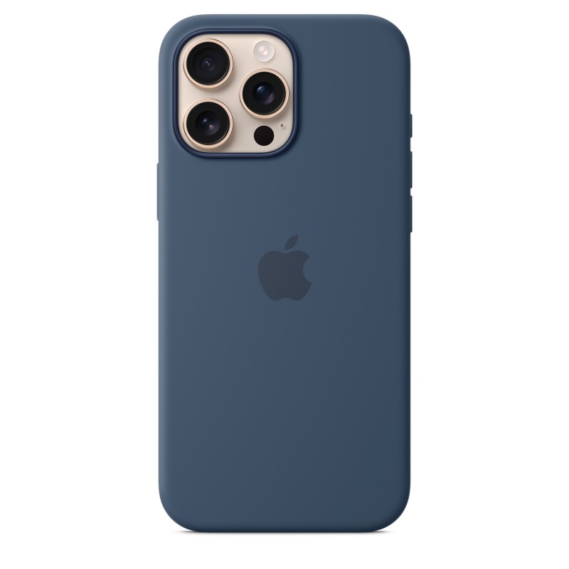 Apple Funda de silicona con MagSafe para el iPhone 16 Pro Max - Azul denim