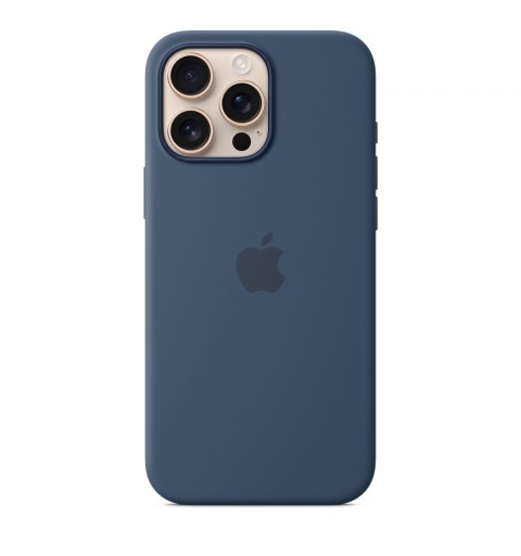 Apple Coque en silicone avec MagSafe pour iPhone 16 Pro Max - Denim