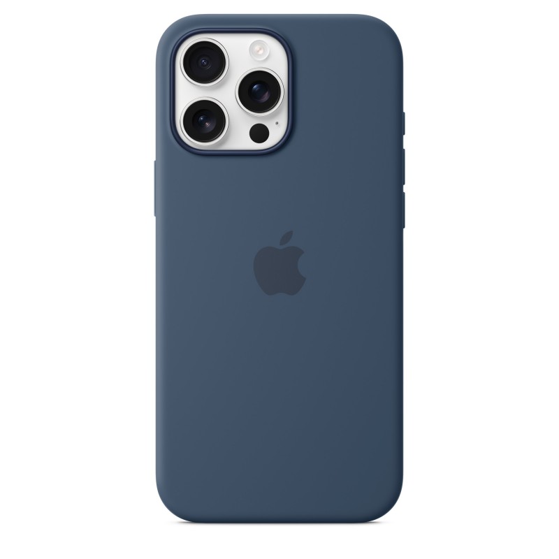 Apple Funda de silicona con MagSafe para el iPhone 16 Pro Max - Azul denim