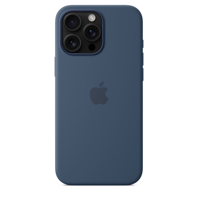 Apple Funda de silicona con MagSafe para el iPhone 16 Pro Max - Azul denim