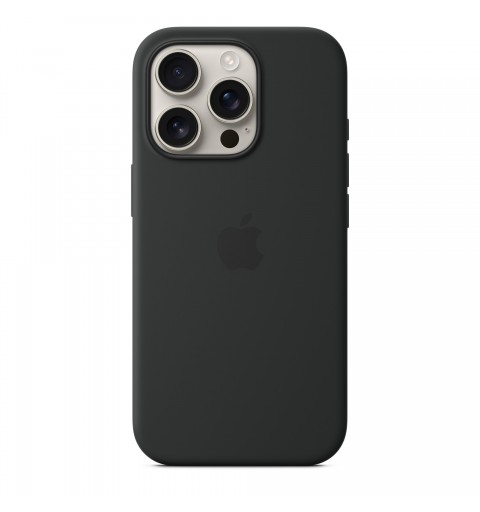 Apple Coque en silicone avec MagSafe pour iPhone 16 Pro - Noir