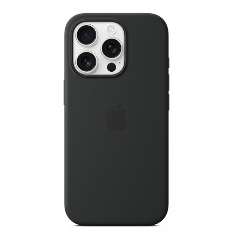 Apple Coque en silicone avec MagSafe pour iPhone 16 Pro - Noir