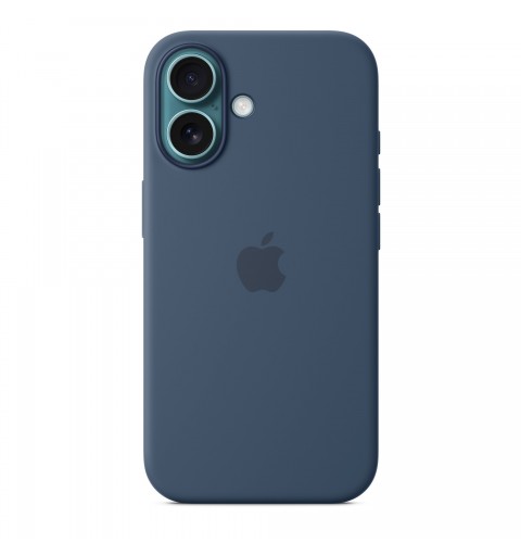 Apple Funda de silicona con MagSafe para el iPhone 16 - Azul denim